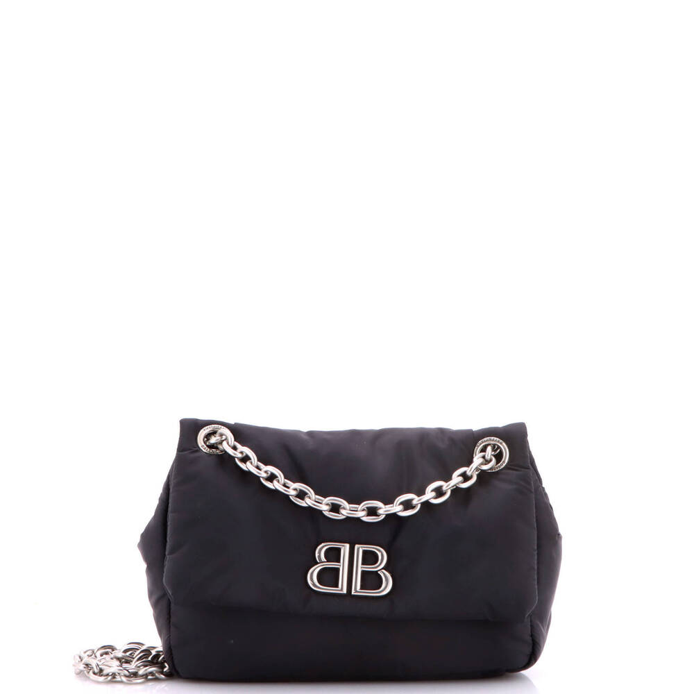 Balenciaga Mini Monaco Chain Flap Shoulder Bag